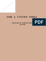 For A United India - Speeches of Sardar Patel 1947-1950 - Nodrm