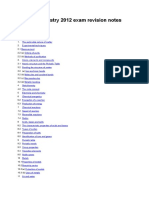 IGCSE Chemistry 2012 Exam Revision Notes: by Samuel Lees