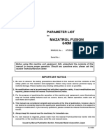 Vdocuments - MX For Mazatrol Fusion 640m 640m Parameter Listpdf Introduction 1 1 1 1 Introduction