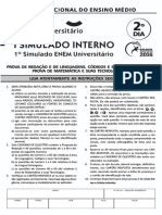 I SIMULADO INTERNO 1º Simulado ENEM Universitário