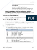 Lab 01 Setup and Introduction: IBM DB2 10.5 BLU Acceleration Proof of Technology Environment