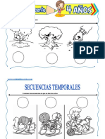 Secuencias Temporales para Niños de 4 Años