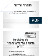 Slide Capital de Giro