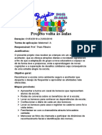 Projeto Volta Às Aulas