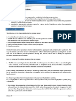 Module 25 Test On Population Mean