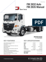 FM 2632 Auto FM 2635 Manual: Key Features Key Specifications