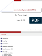 Digital Communication Systems (ECE4001) : Dr. Thomas Joseph