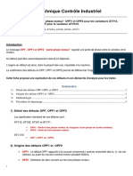 Defauts OPF1 Et OPF2 Pour ATV12 - ATV312 - ATV32 - ATV61 Et ATV71