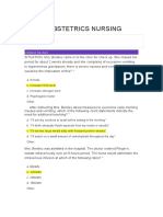 Quiz 2 Obstetrics Nursing: Untitled Section