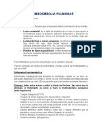 Tromboembolia Pulmonar y Sira (Repaso)