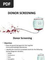 Donor Screening