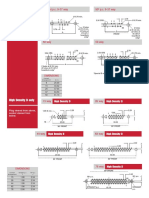 PCB Layouts: Straight P.C. 9-37 Way 90º P.C. 9-37 Way