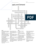 Supply and Demand Crossword - WordMint - Answer