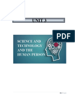 Unit 3: Science and Technology and The Human Person