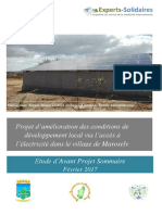 Rapport Étude Davant Projet Fev 2017 Marosely