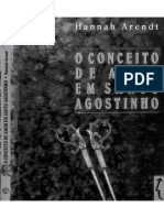 Arendt - O Conceito de Amor em Santo Agostinho