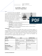 Quarter 1: Week 4.3: Heat and Temperature