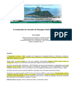 CURY, Isabelle. A Construção Do Conceito de Paisagem Histórica Urbana