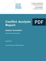 Conflict Analysis: Guinée Forestière