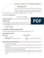 Cuidados de Enfermería en Persona Con Oxigenoterapia y Nebulización