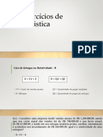 Exercícios de Logistica