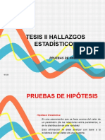 Pruebas de Hipótesis