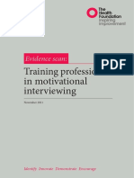 Training Professionals in Motivational Interviewing