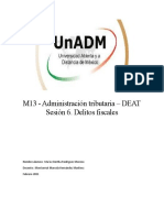 M13 - Administración Tributaria - DEAT Sesión 6. Delitos Fiscales