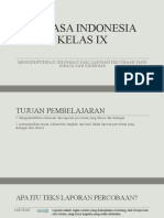 Materi Mengidentifikasi Informasi Dan Menyimpulkan Isi Teks Laporan Percobaan