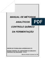 Métodos de Análise Coopersucar - Fermentação