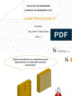 Construccion Ii - Metrados