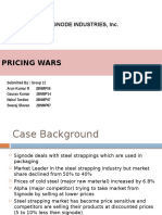 Pricing Wars: Signode Industries, Inc