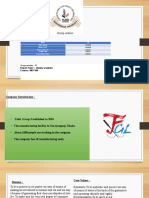 Group Embers: Report Topic: Idustry Analysis Course: MGT490