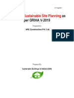 01-GRIHA V-2019 Design Guideline On SITE PLANNING - For URC