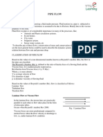 Pipe Flow: Laminar Flow or Viscous Flow