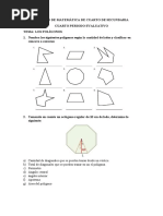 Folleto de Matemática de Cuarto de Secundaria