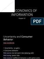 Notes On Economics of Information