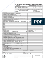 7 - Formulario Unico Nacional de Declaracion y Pago Del Impuesto de Industri...