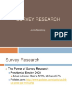 Wedeking Survey Research