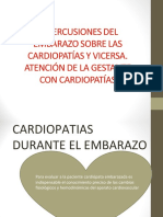 Repercusiones Del Embarazo Sobre Las Cardiopatías y Vicersa