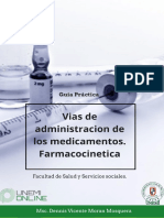 Vias de Administracion de Los Medicamentos - Farmacocinetica