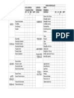 Tabela Musculação - Dicas de Musculação - Word 2007