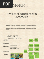 Niveles de Organización Ecológica