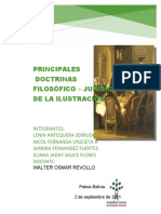 Principales Doctrinas Filosófico - Jurídico de La Ilustración