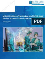 Artificial Intelligence/Machine Learning (Ai/Ml) - Based Software As A Medical Device (Samd) Action Plan