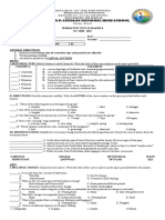 Summative Test in Mapeh 8 1