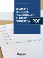 Sondagem Lingua Portuguesa