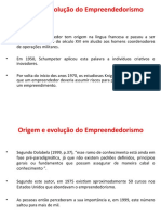 Origem Empreendedorismo