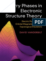 David Vanderbilt - Berry Phases in Electronic Structure Theory - Electric Polarization, Orbital Magnetization and Topological Insulators-Cambridge University Press (2018)