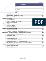 Cm53Xh Operating Manual Contents